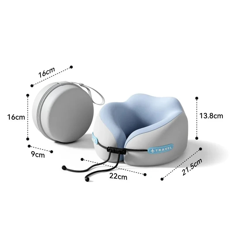 U-Shaped Memory Foam Travel Neck Pillow | Soft & Supportive Travel Neck Pillow QXL