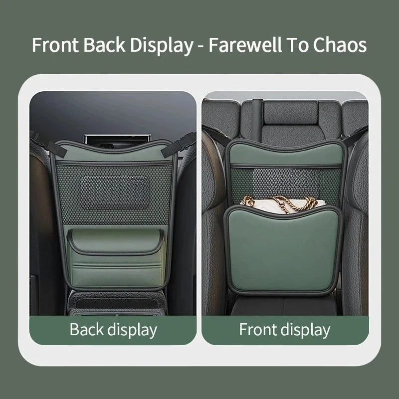Car Seat Gap Organizer – Net Pocket & Handbag Holder Car Seat Organizer QXL