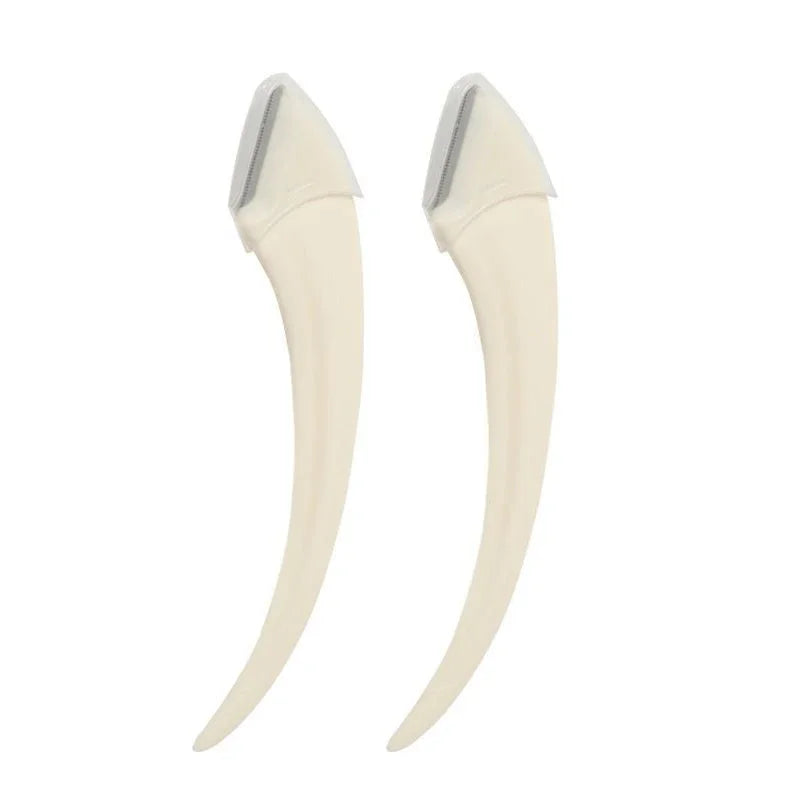 Eyebrow Trimmer Razor & Comb Set – 1/2/3 Pcs Face Shaper Eyebrow Trimmer Razor QXL C613-A white 2pcs