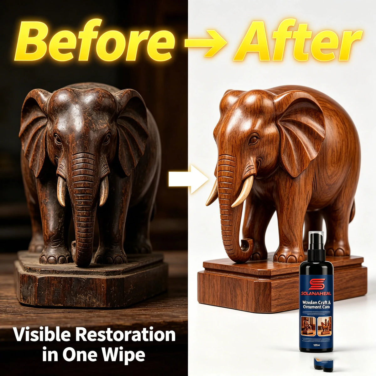 Antique Wood Furniture Reviver | Cleans, Conditions & Restores Wood Furniture Reviver QXL