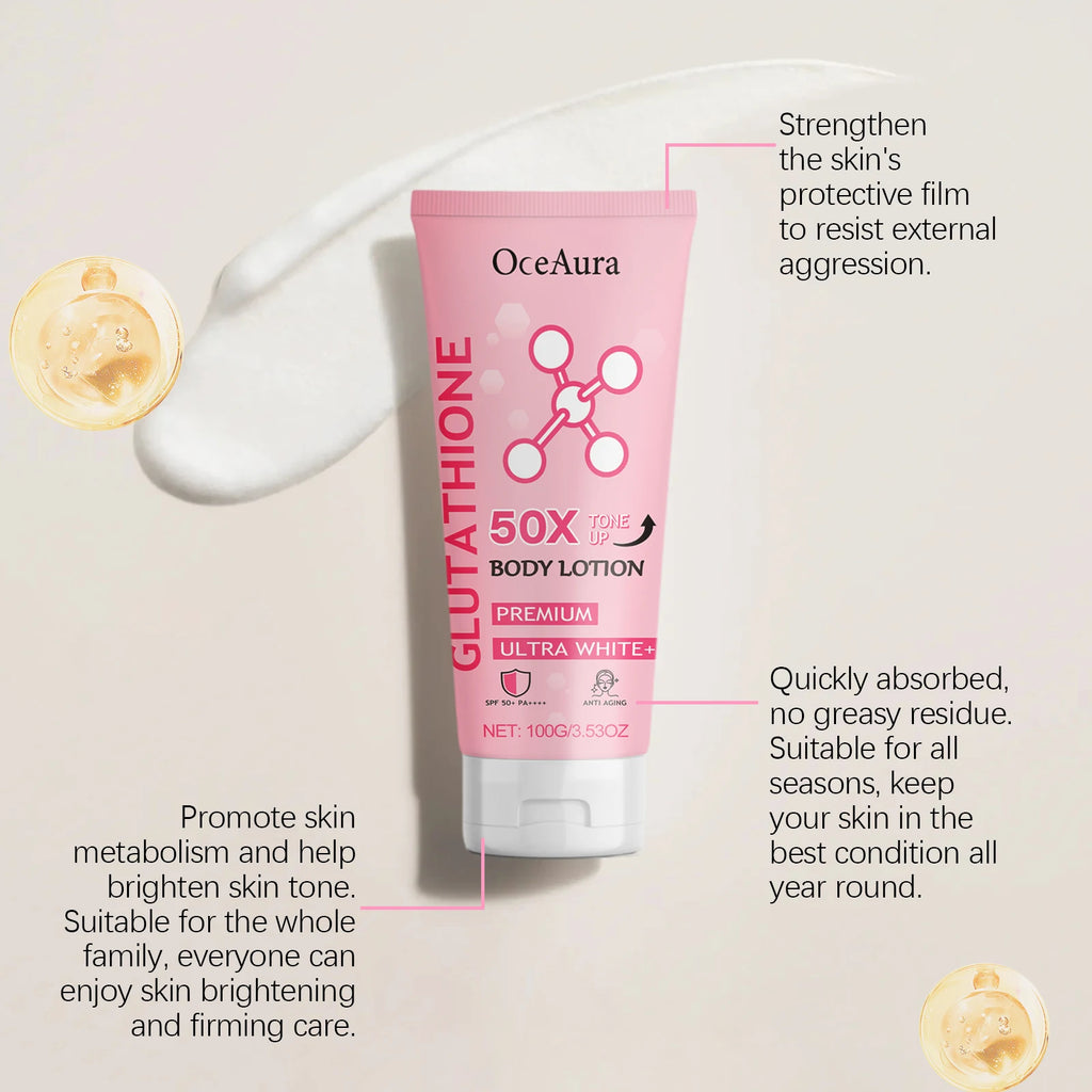 OceAura Glutathione Brightening Body Cream | Even Skin Tone Brightening Body Cream QXL