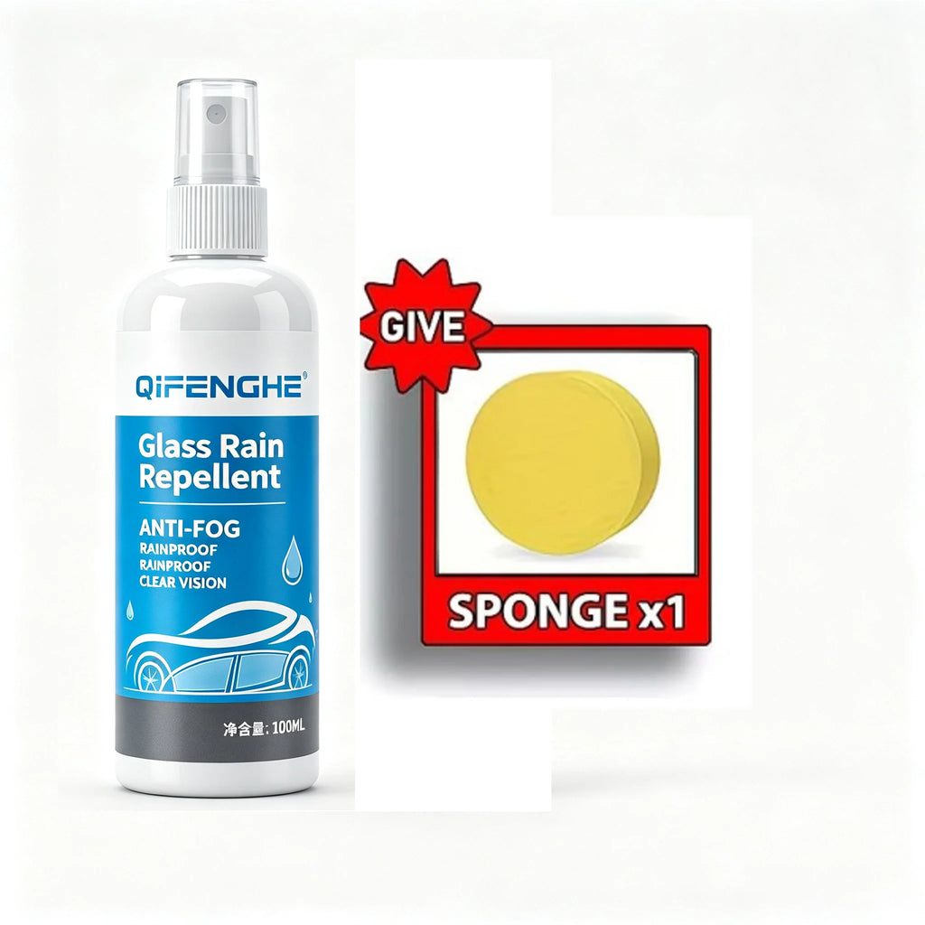 Nano Windshield Rain Repellent & Anti-Fog Spray 100ml Glass Coating Spray QXL