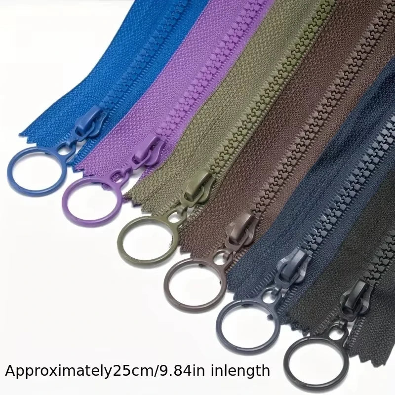 10-Pack No.3 Resin Closed-End Zippers 25cm | Sewing & Crafts Resin Sewing Zippers QXL