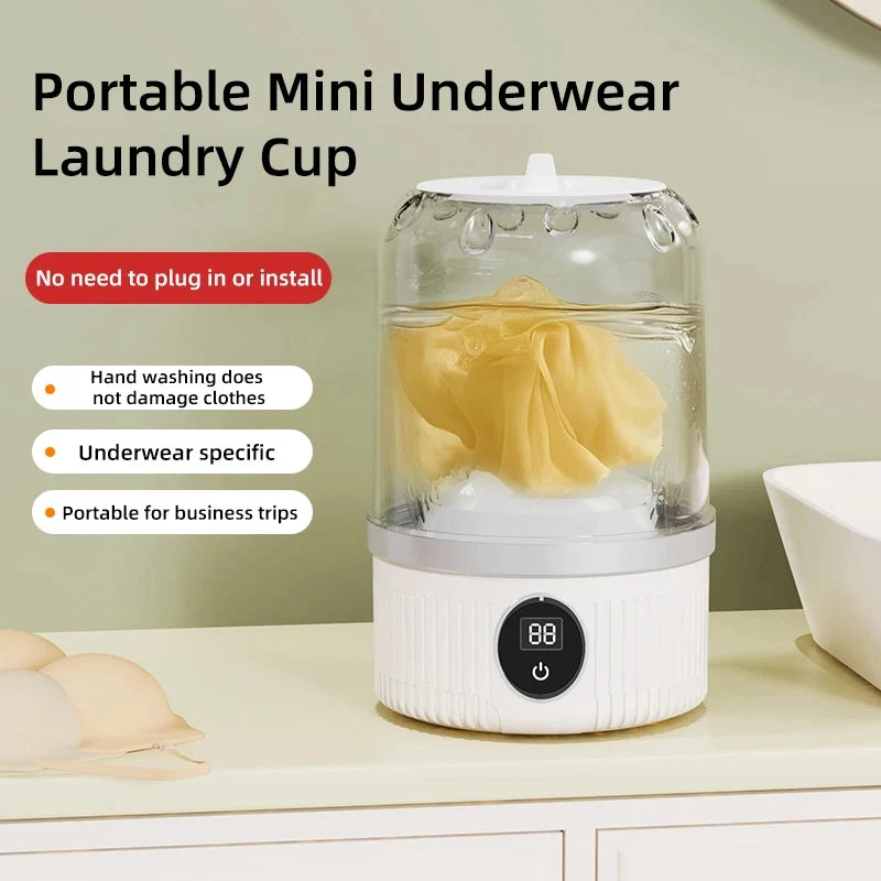 Wireless Charging Mini Electric Washing Cup | Portable Washer Portable Mini Washer QXL