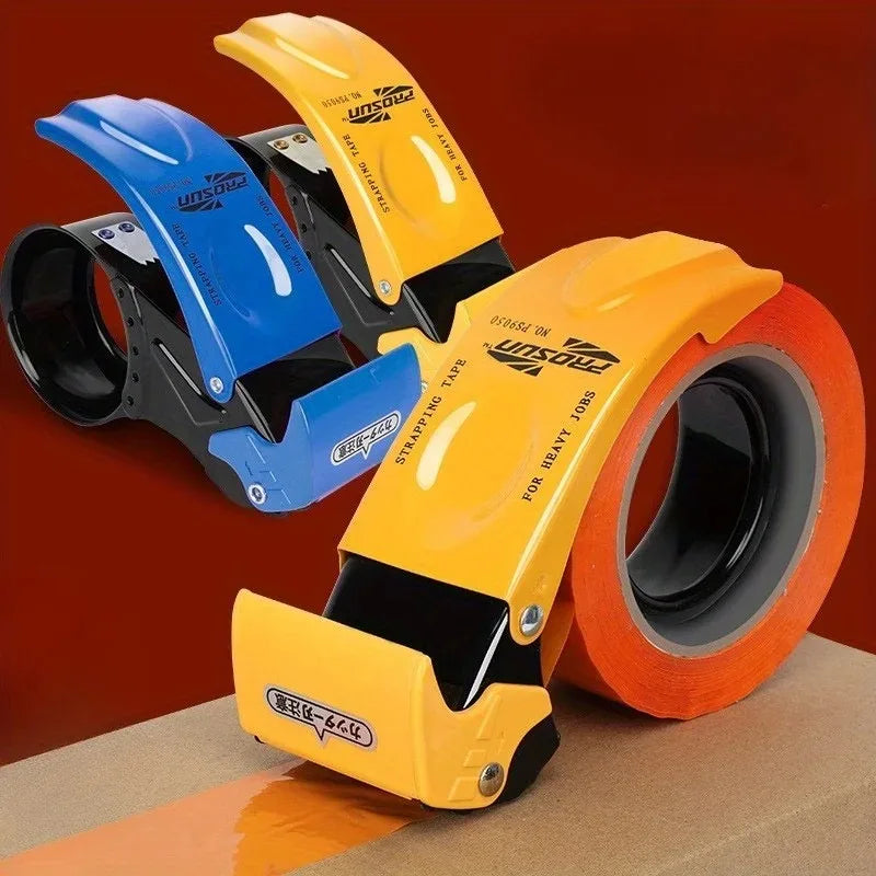 Heavy-Duty Metal Tape Gun Dispenser | Safety Blade Cover 5cm Tape Gun Dispenser QXL