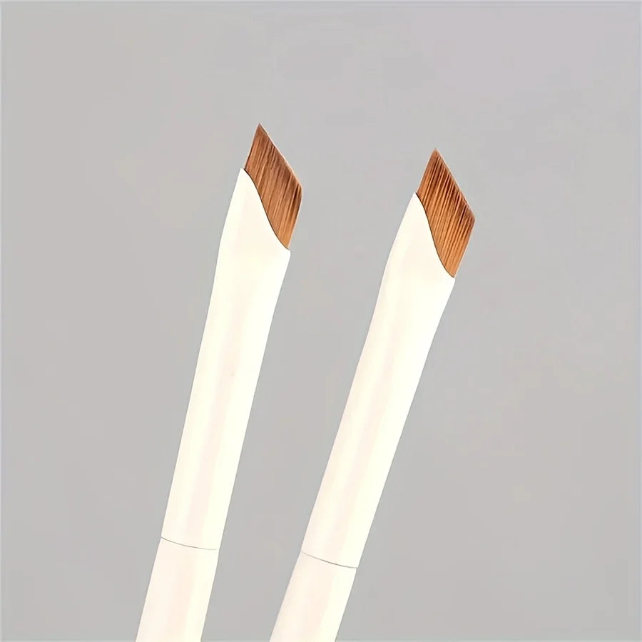 3-Pc Angled Eyeliner & Eyebrow Brush Set | Nylon, All Skin Types Eye Makeup Brush Set QXL