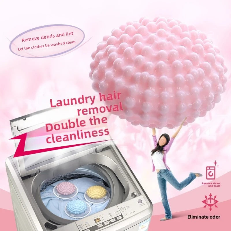 Washing Machine Laundry Ball & Hair Filter Mesh Bag 1-2 Pack Laundry Filter Bag QXL