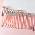 20-Piece Pink Makeup Brush Set | Blush, Foundation & Eye Makeup Brush Set QXL Pink-20pcs