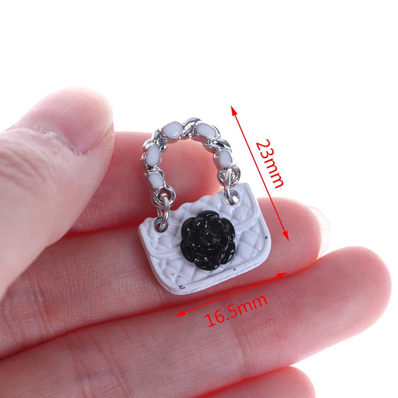 1:6 & 1:12 Dollhouse Miniature Fashion Handbag Accessory Dollhouse Accessory QXL