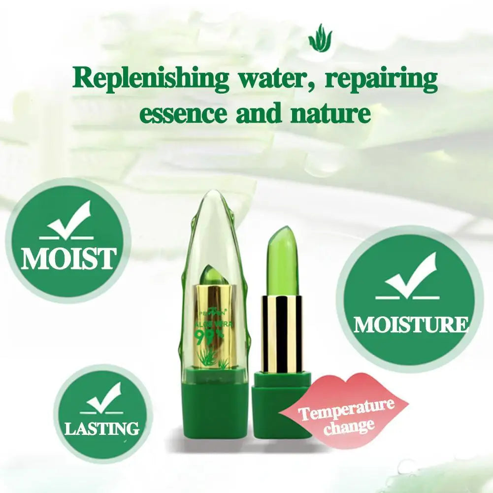 Color Changing Lip Balm – Aloe Vera Moisturizing Lip Gloss Color Changing Lip Balm QXL