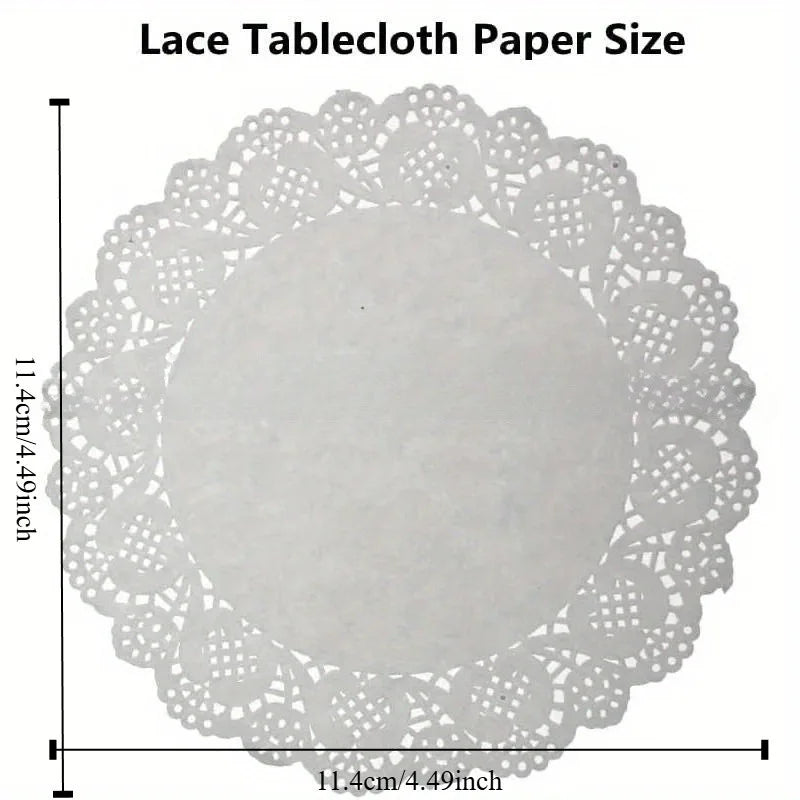 150-Pack Round Lace Paper Doilies | Cupcake & Party Decor Paper Doilies QXL