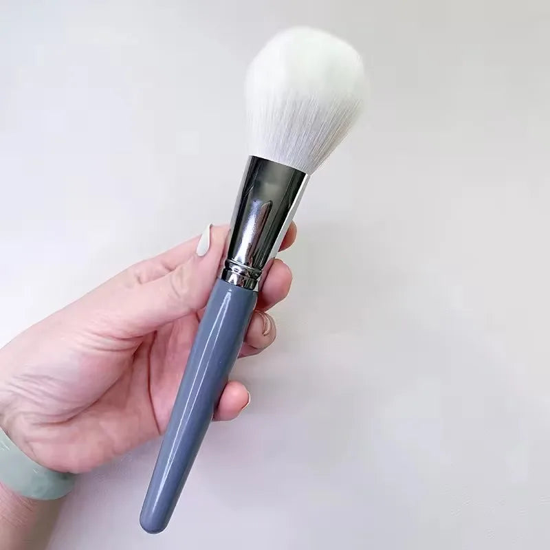 Goat Hair Powder Brush | HD Makeup Artist Grade | Copper Ferrule Powder Makeup Brush QXL 1 pc