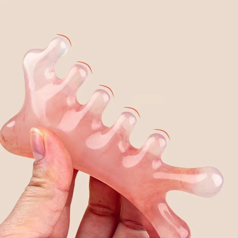 2-Pack Pink Wide Tooth Scalp Massage Comb | Antistatic Hair Scalp Massage Comb QXL