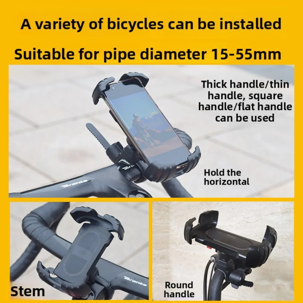 360° Bike & Motorcycle Phone Mount | Universal Handlebar Holder Handlebar Phone Mount QXL