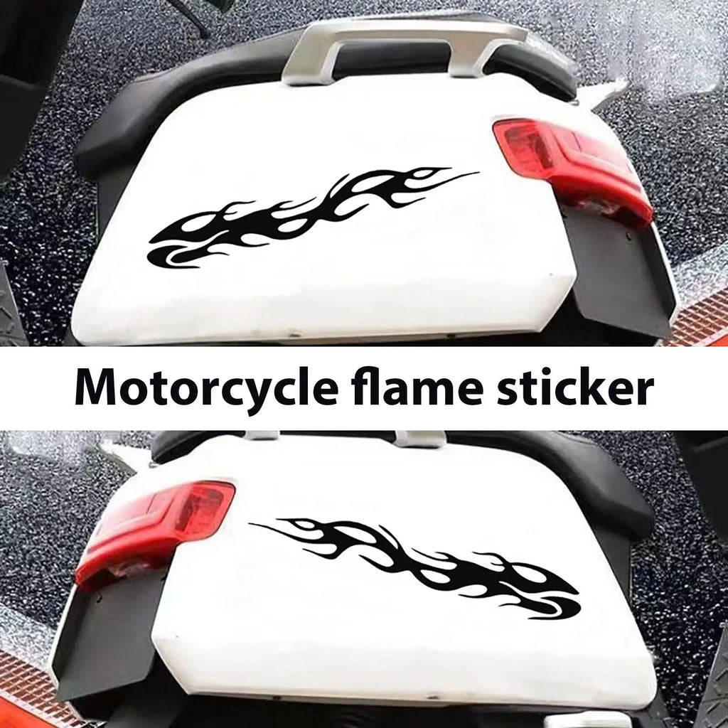 Reflective Flame Stickers – Waterproof Car & Motorcycle Decals Motorcycle Decal Stickers QXL