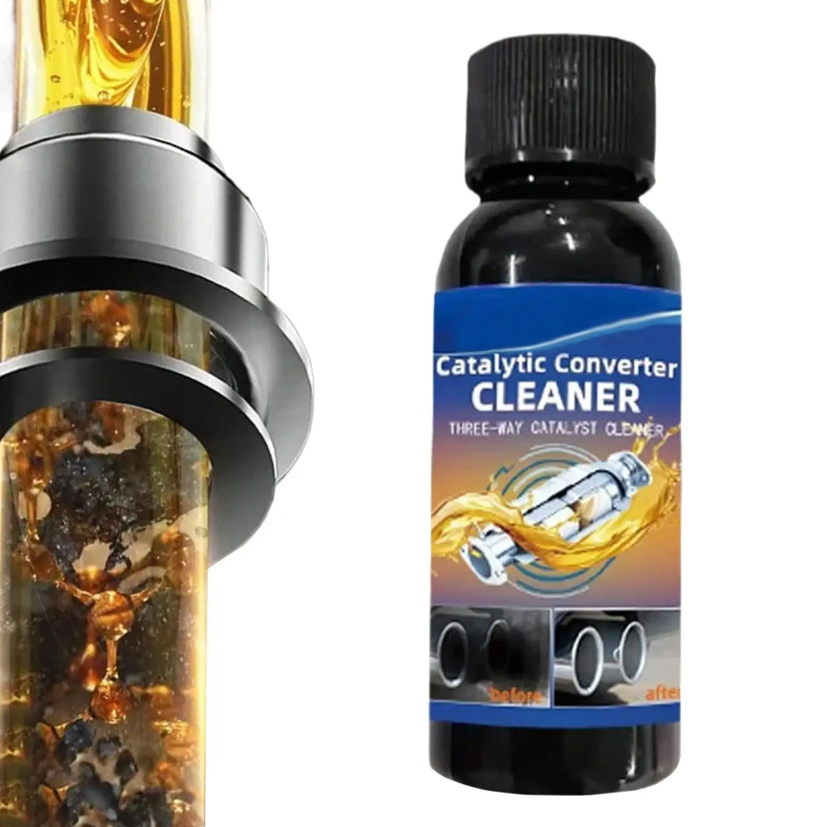Engine Catalytic Converter Cleaner | Carbon & Sludge Remover Engine Cleaner Formula QXL
