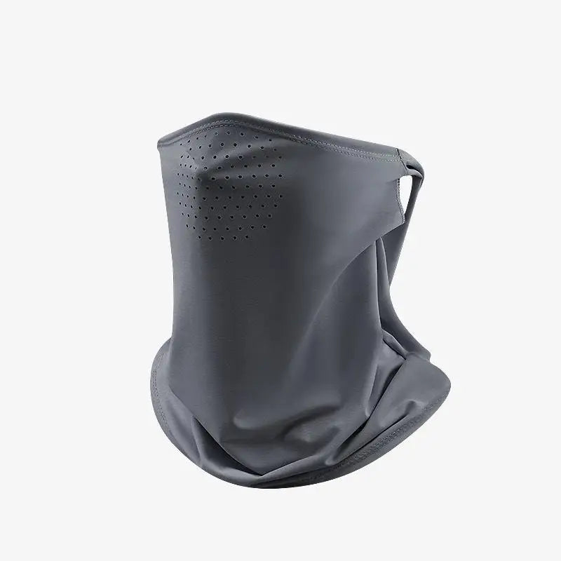 Ice Silk Neck Gaiter | UV Protection Cycling & Running Scarf Neck Gaiter Scarf QXL Dark gray