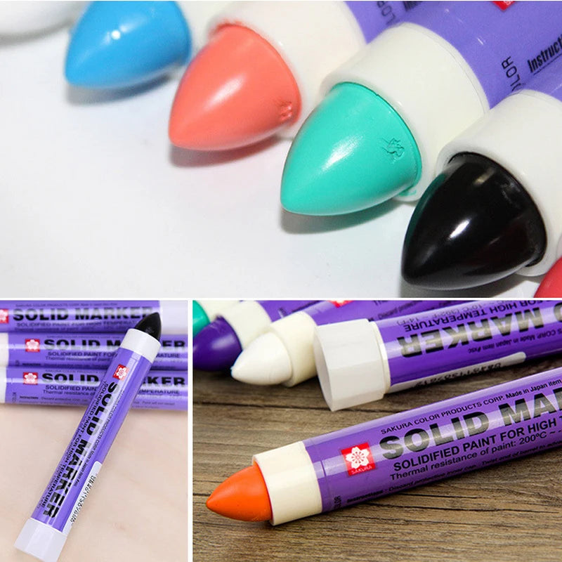 Solid Paint Pen Industrial Marker | Waterproof Metal & Tire Industrial Paint Marker QXL