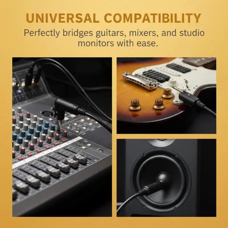 XLR to 6.35mm Balanced Audio Adapter | 3-Pin Male/Female Audio Adapter QXL