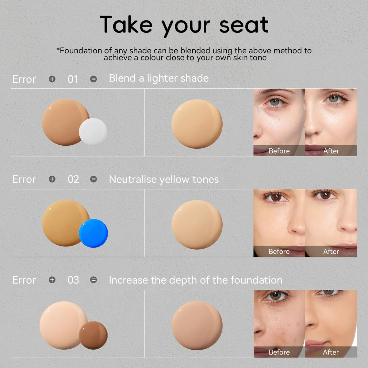 Foundation Mixer Blending Solution | Custom Skin Tone, 30ml Foundation Mixer QXL
