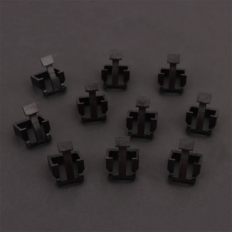 10-Pack RJ45 Latch Replacement Clips | Network Cable Repair RJ45 Connector Clips QXL Black