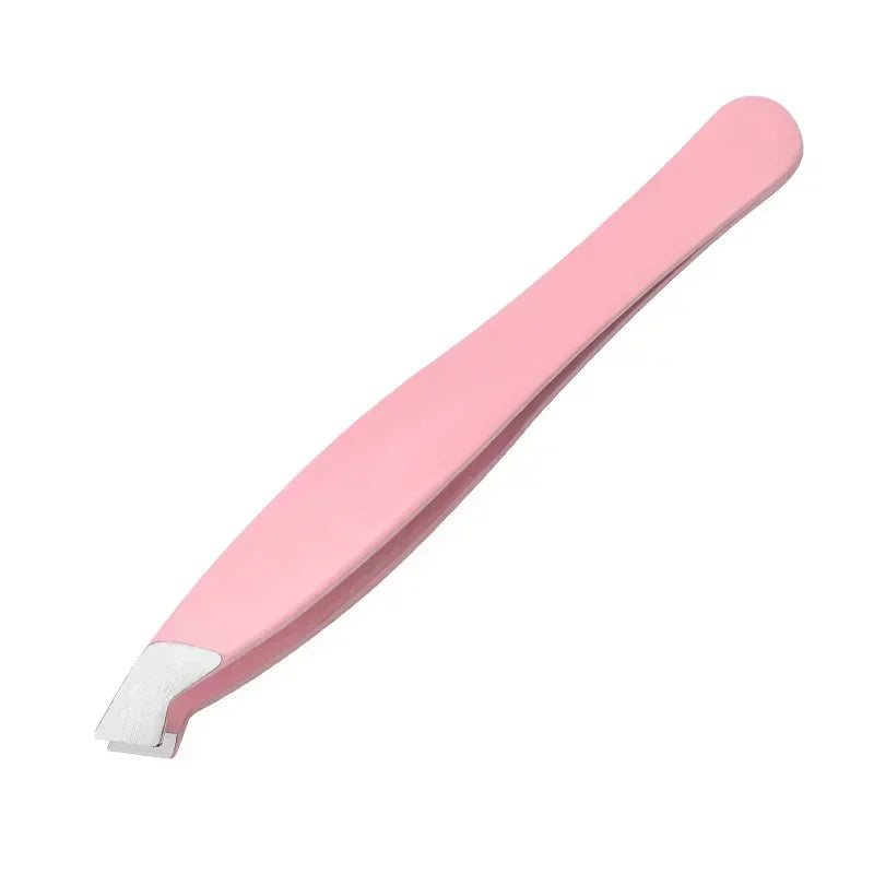 Professional Stainless Steel Eyebrow & Lash Tweezers 1–4 Pcs Precision Tweezers QXL Pink