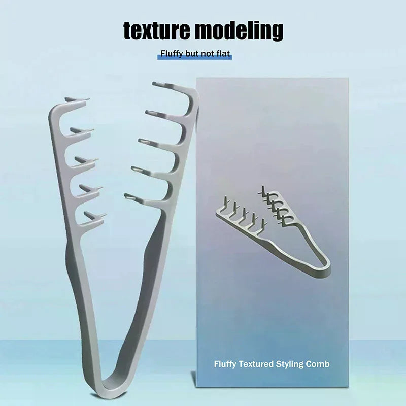 Volumizing Wide-Tooth Texture Styling Comb | All Hair Types Hair Styling Comb QXL
