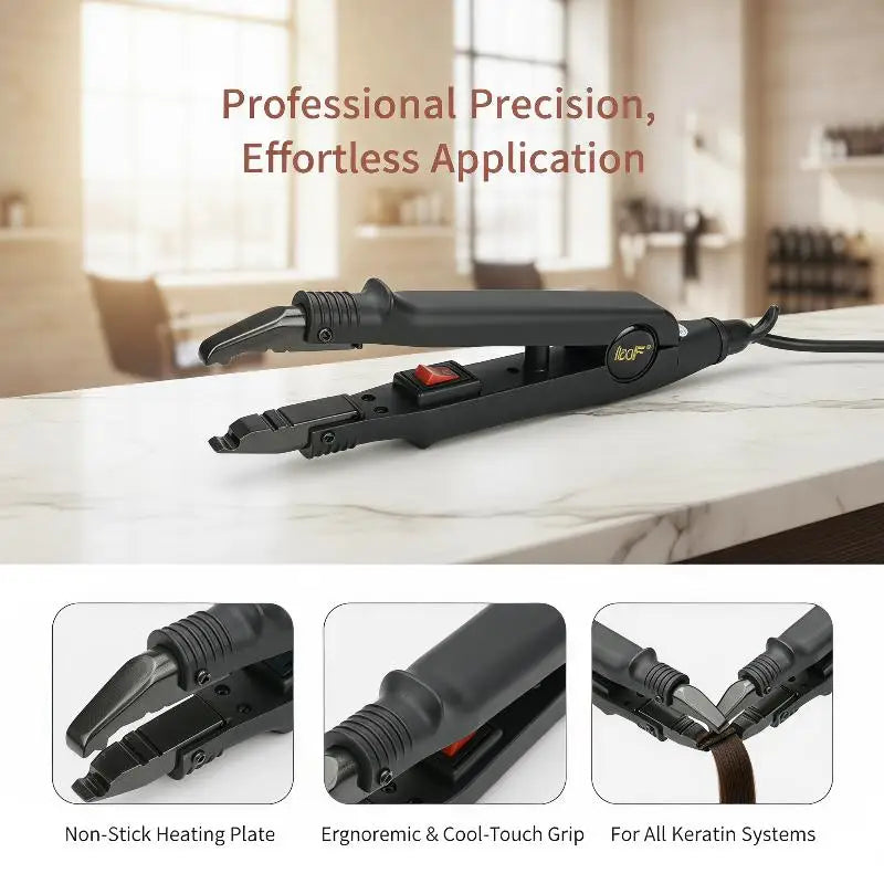 Shmacax Heat Fusion Hair Extension Iron | Adjustable Temp Hair Extension Iron QXL