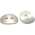 20pcs Oval 304 Stainless Steel 2-Hole Craft Buttons 14x10mm Metal Craft Buttons QXL AECH04-05657