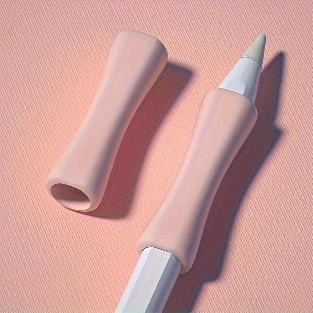Silicone Touch Pen Grip Sleeve | Non-Slip Ergonomic Writing Aid Pen Grip Sleeve QXL