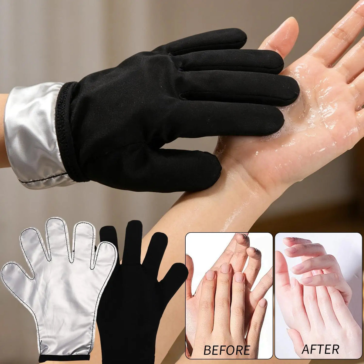 Efero Moisturizing Hand Gloves | Overnight Spa Treatment Moisturizing Hand Gloves QXL