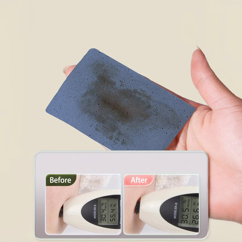 100-Pack Bamboo Charcoal Oil Blotting Sheets with Mirror Oil Blotting Sheets QXL