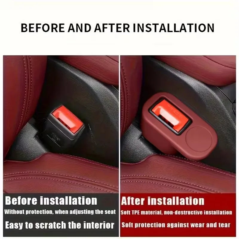 Universal Sport Seatbelt Fastener | One-Second Install Seatbelt Fastener QXL