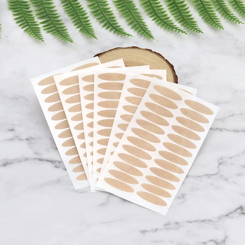 Double Eyelid Tape 10 Sheets | Invisible Lace Fiber Lift Eyelid Lift Tape QXL 10 sheets round