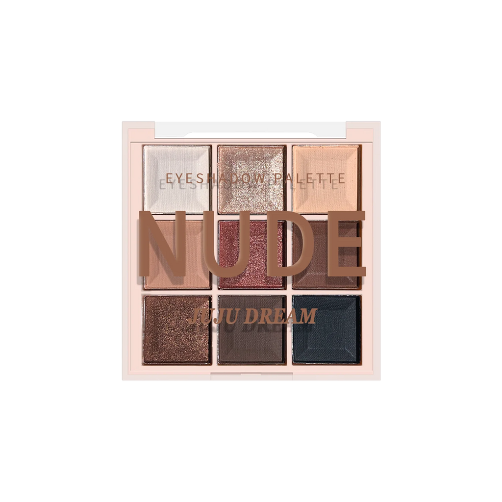 9-Color Chocolate Eyeshadow Palette | Matte & Shimmer Nude Eyeshadow Palette QXL 01