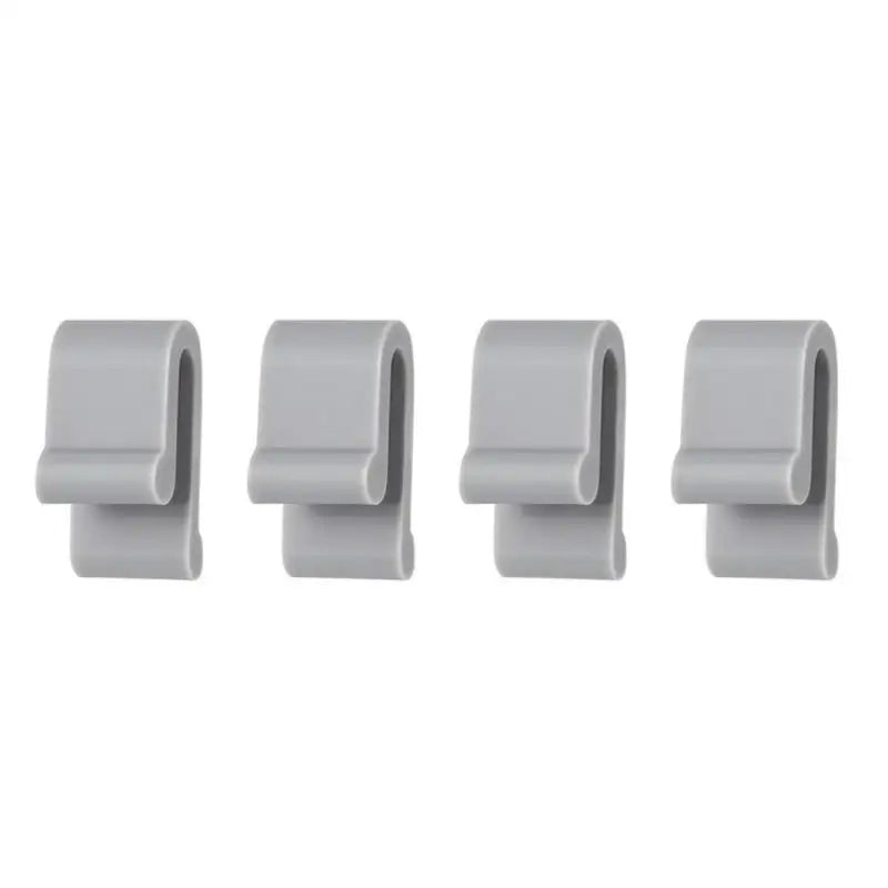 4-Pack Silicone Cookware Lid Protector Clips for Stacking Cookware Lid Clips QXL Gray