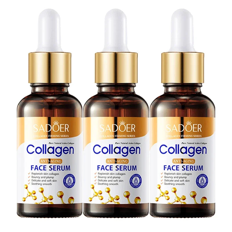 SADOER 3-Pack Collagen Face Serum – Firming & Moisturizing Collagen Face Serum QXL Default Title