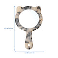 Marble Pattern Handheld Vanity Mirror | Retro Portable Travel Handheld Vanity Mirror QXL Assorted Color