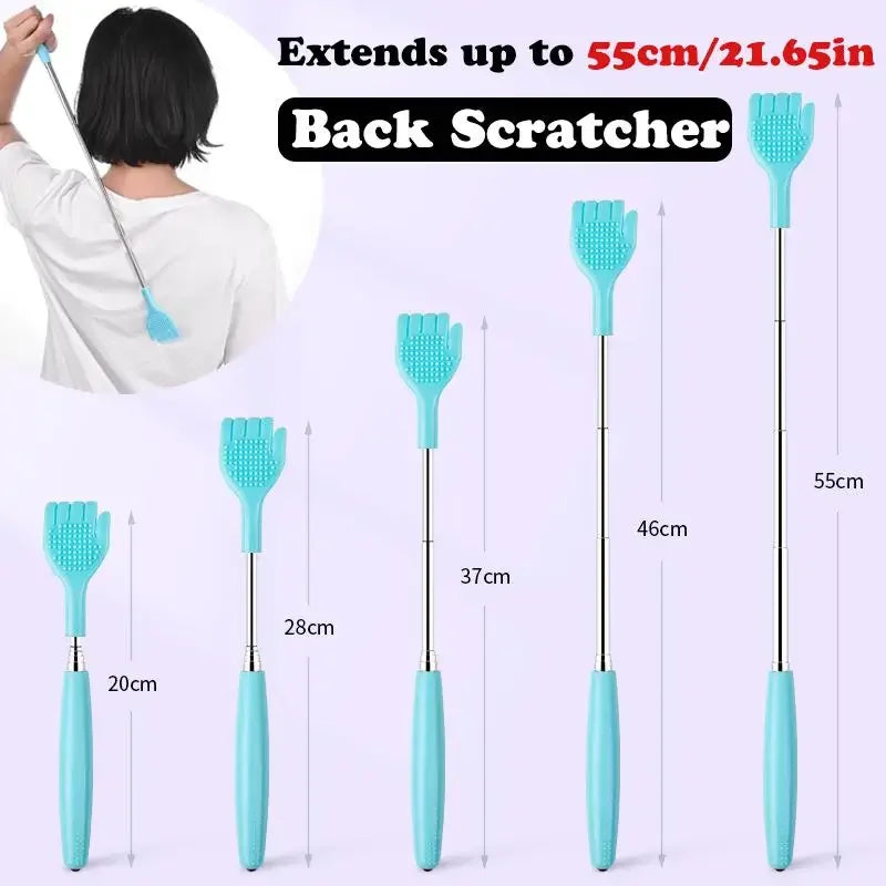 Telescopic Back Scratcher – Extendable 20–55cm Massage Stick Back Scratcher QXL