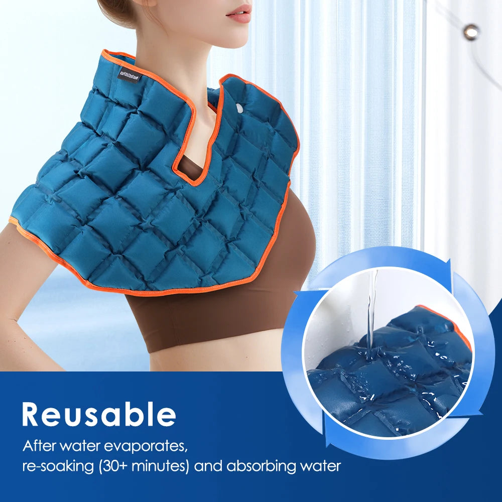 Reusable Polymer Resin Hot & Cold Compress Shoulder Wrap Hot Cold Compress Wrap QXL