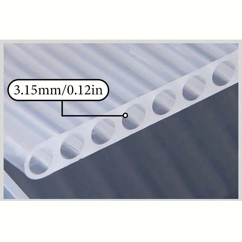 20-Hole Nail Drill Bit Holder Organizer Stand – Transparent Nail Bit Organizer QXL