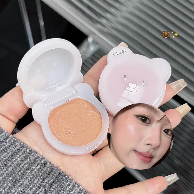 QIBEST Hydrating Cream Blush Palette | Cheek Tint & Highlighter Cream Blush Palette QXL