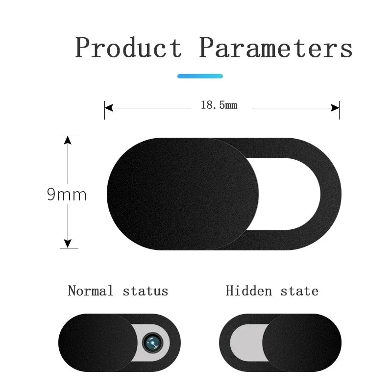 Sliding Webcam Cover for Laptop, Phone & Tablet | 1–20 Pack Webcam Privacy Cover QXL