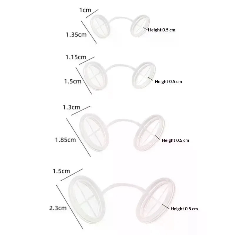 4-Pack Disposable Invisible Nasal Filters – 4 Sizes, Dust Disposable Nasal Filters QXL