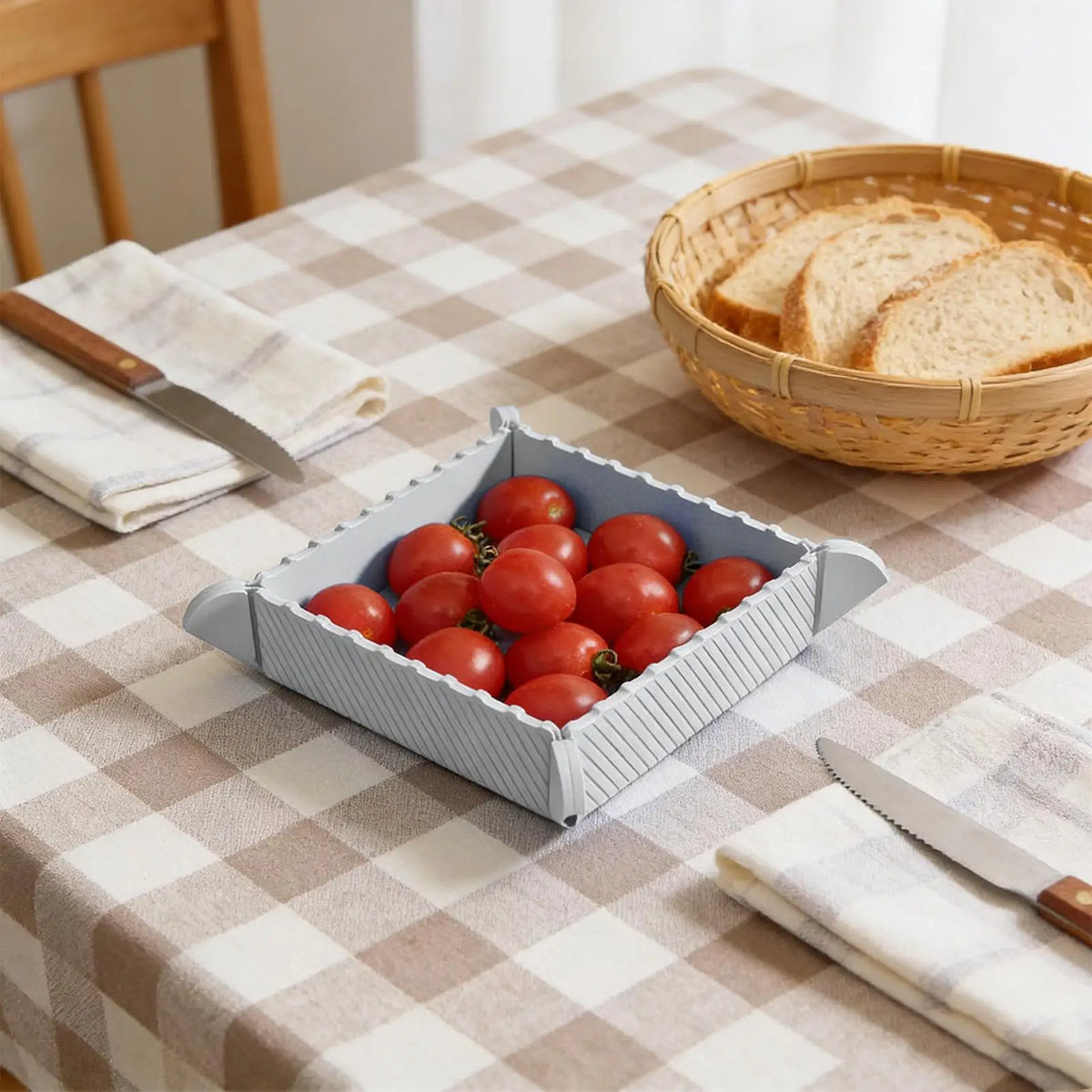 Foldable Silicone Trivet & Cutting Board | Magnetic Heat Mat Silicone Trivet Mat QXL