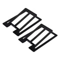Desktop Speaker Stands – 16° HiFi Shock-Absorbing Brackets (Pair) Speaker Stands QXL Black