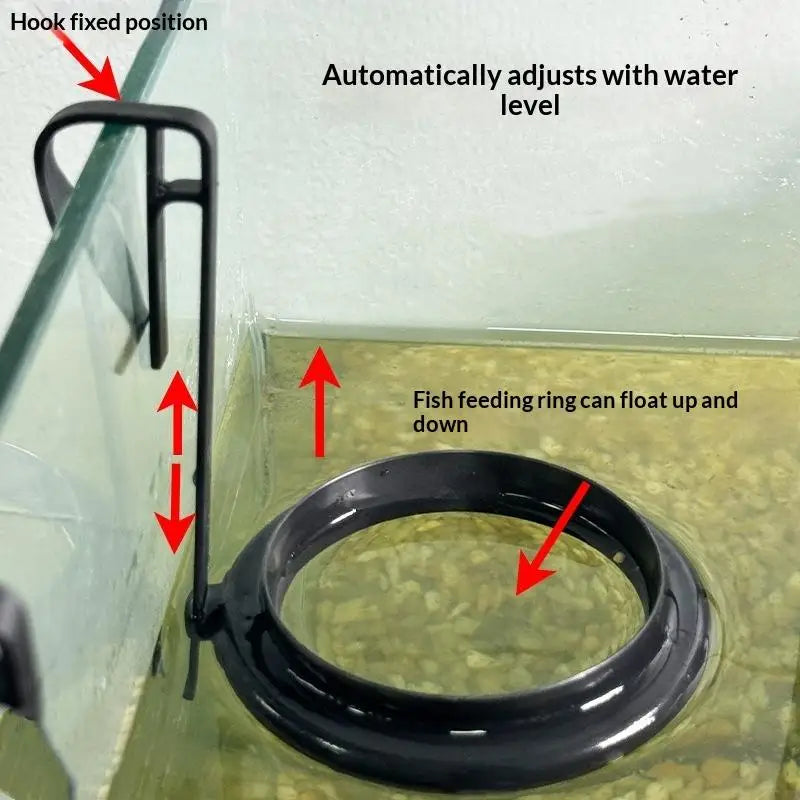 Aquarium Floating Feeding Ring | Fish Tank Food Tray 1/2/5-Pack Aquarium Feeding Ring QXL