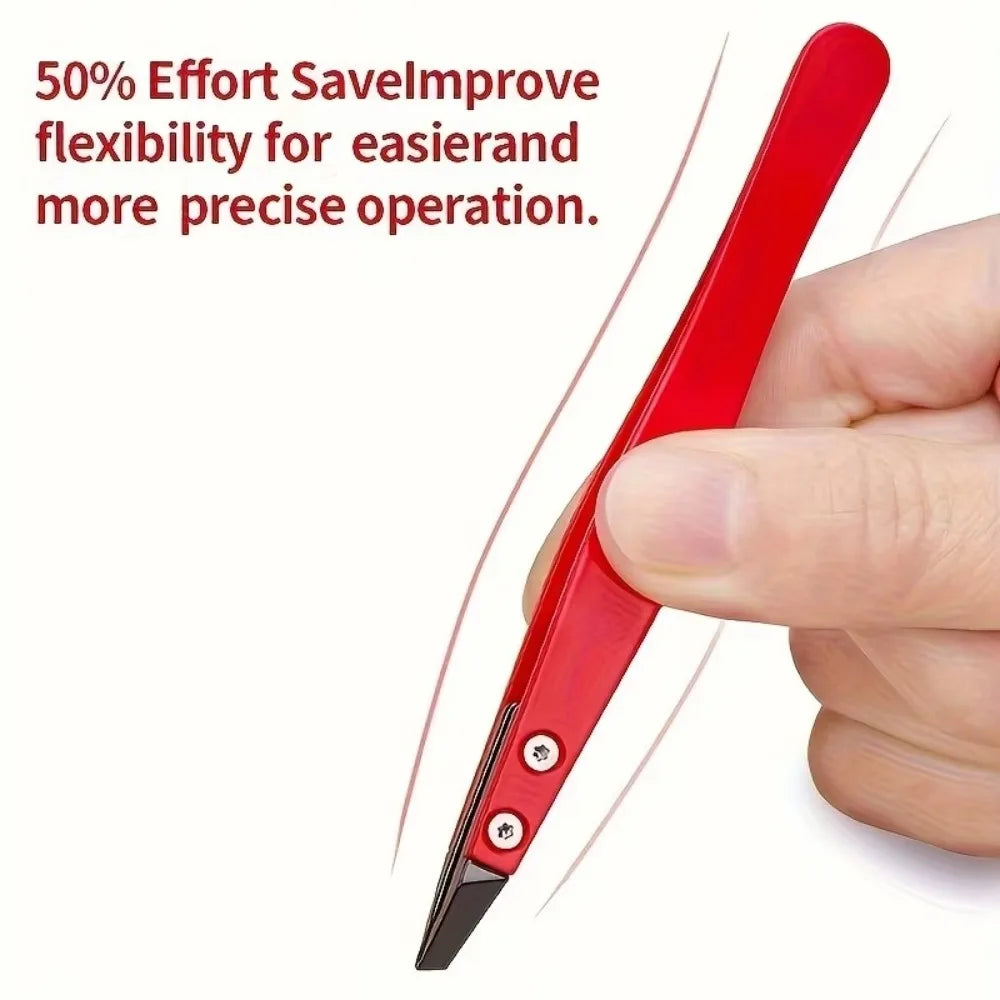 Zirconia Ceramic Pointed Tweezers – Brows, Lash & Beard Precision Tweezers QXL