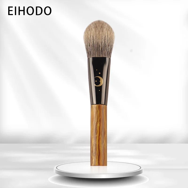 EIHODO Star Moon Powder Brush | Squirrel & Goat Hair Powder Makeup Brush QXL