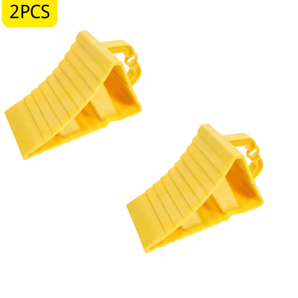 Triangular Wheel Chock | Anti-Slip Tire Block for Cars & Trucks Wheel Chock QXL 2pcs